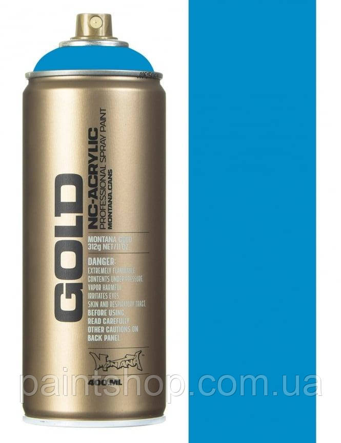 Аерозольна фарба Montana Gold 5050 Sky Blue (Блакитний) 400 мл