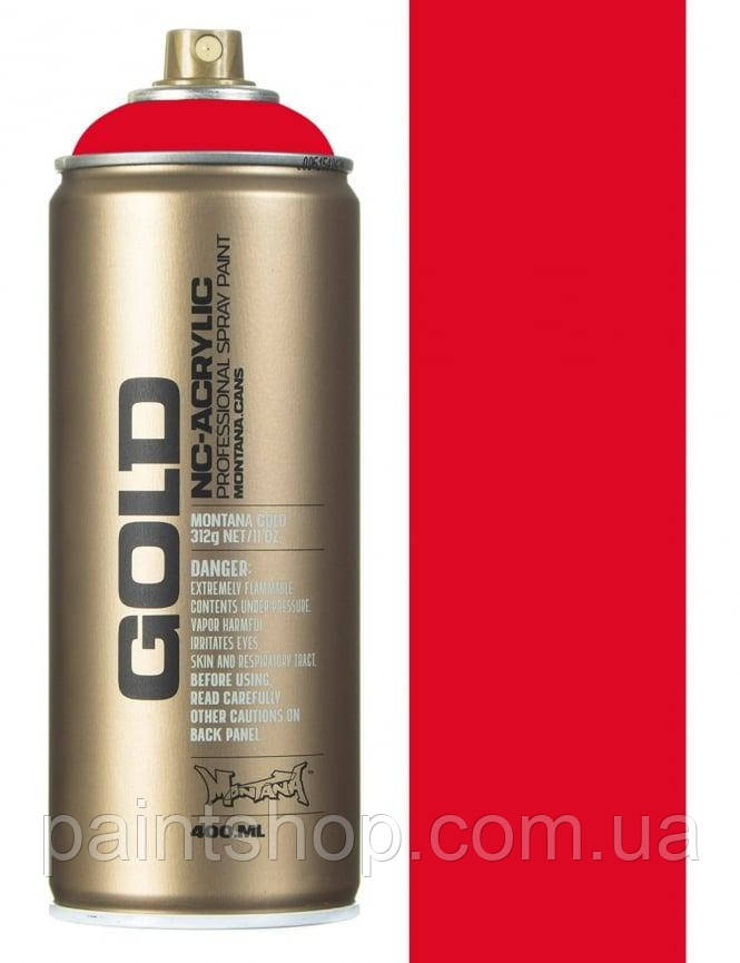 Аерозольна фарба Montana Gold 2095 Blood Orange (Червоний) 400 мл