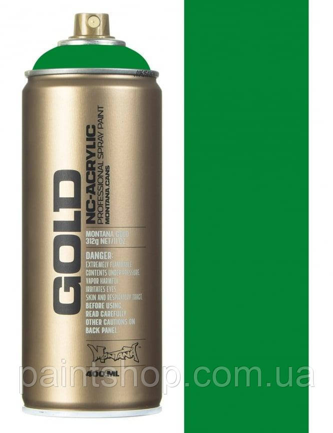 Аерозольна фарба Montana Gold 6050 Greenery (Зелений) 400 мл