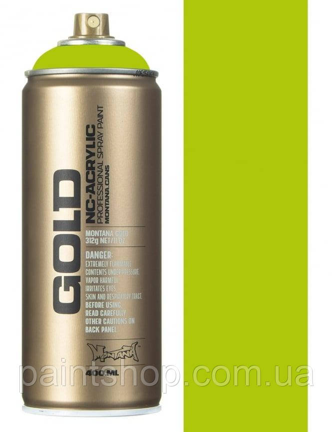 Аерозольна фарба Montana Gold 6030 Lime (Зелений) 400 мл