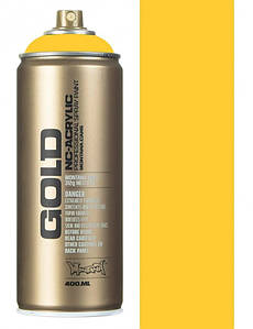 Аерозольна фарба Montana Gold 1210 Yell. Submarine (Жовтий) 400 мл