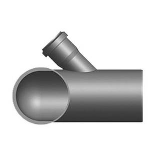 Під'єднання до WC праве 110/40 45