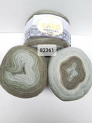 Nako Angora Luks Color (Ангора Люкс Колор) (80% - акріл, 5% - мохер, 15% - вовна) 82361