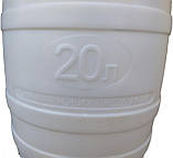 Пластикова бочка харчова 20 літрів (Лемира), фото 3