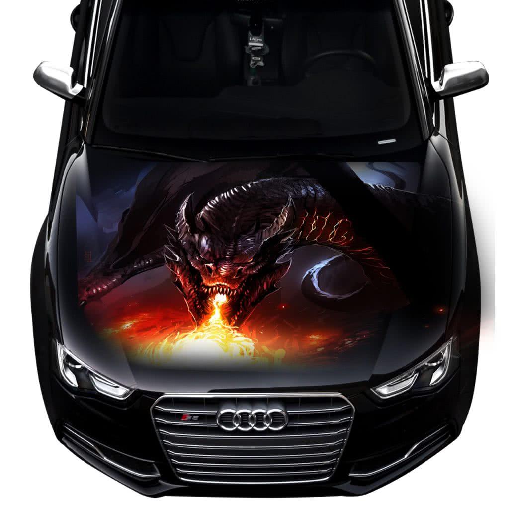 3д Наклейка на Капот ARB 3D TUNING STUDIO Дракон 1500х1200х0.15мм — в ...
