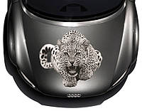 3д наклейка на капот ARB 3D TUNING STUDIO Леопард черно белый 640х710х0.15мм
