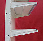 Пристінний (односторонній) стелаж «Арлекс» 210х123 см., білий, Б/у, фото 6