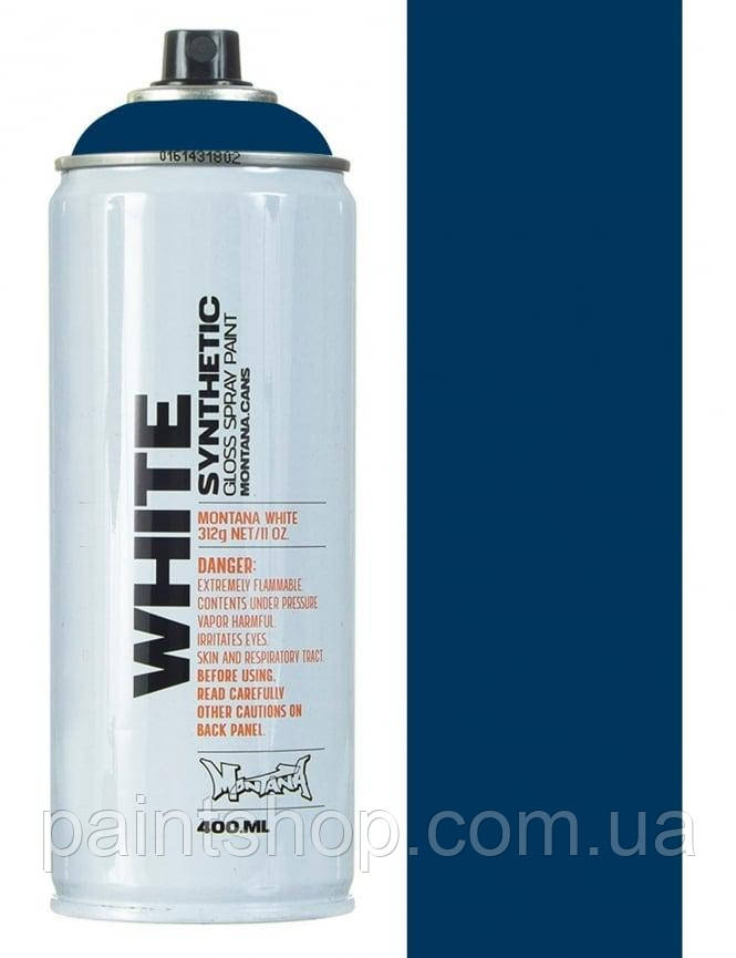 Аерозольна фарба Montana White 5080 Night Blue (Темно-синій) 400 мл