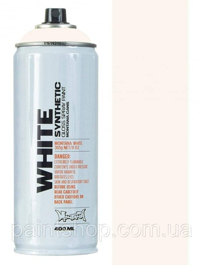Аерозольна фарба Montana White 9100 Ancient White (Білий) 400 мл