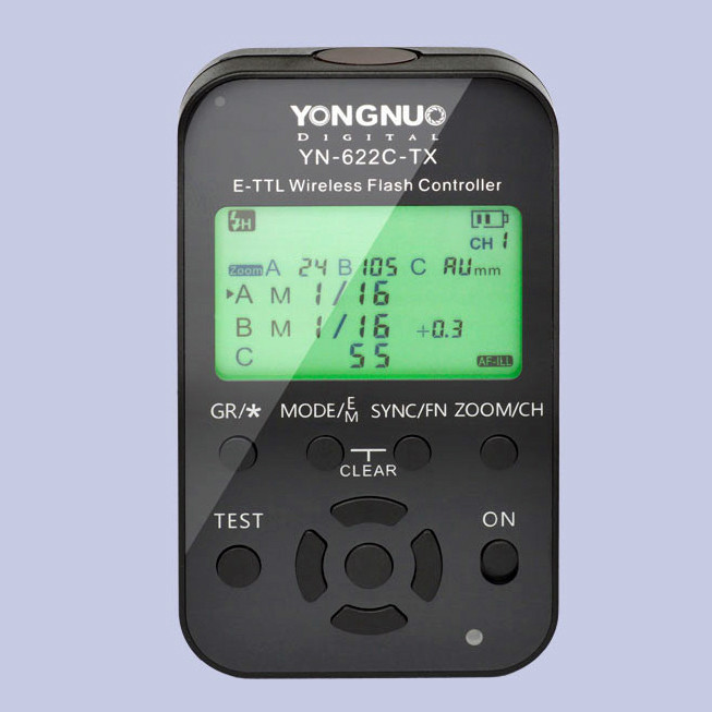 Синхронізатор передавач Yongnuo LCD YN622C-TX для Canon