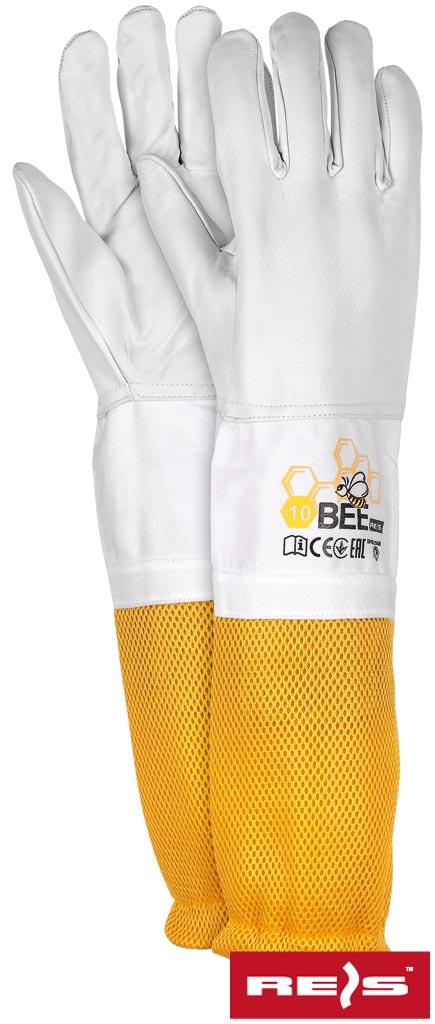 Рукавички робочі шкіряні REIS Польща BEE WY, фото 1