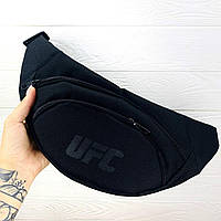 Бананка спортивная UFC мужская женская черная сумка через плечо на пояс Reebok UFC