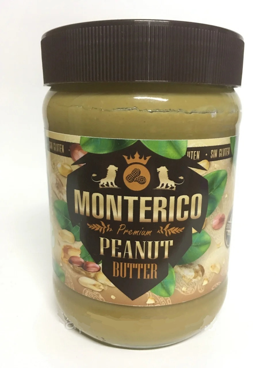Арахісова паста без глютену Monterico Peanut Butter 500 г Іспанія (опт 3 шт)