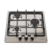 Газова варильна панель 3 конфорки Ventolux HSF430-P3 CS (X) неіржавка сталь, фото 3