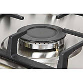 Газова варильна панель 3 конфорки Ventolux HSF430-P3 CS (X) неіржавка сталь, фото 4