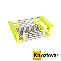 Складная кухонная полка Kitchen Drain Shelf Rack | Сушилка для посуды на раковину Желтый