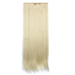 Штучне волосся на шпильках. Колір #60 Холодний блонд