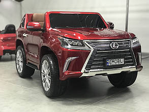 Дитячий джип Lexus LX570 12V16AH, планшет, підсвічування днища, підсвічування ніг, USB-заряджання для мобільного телефона