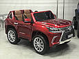 Дитячий джип Lexus LX570 12V16AH, планшет, підсвічування днища, підсвічування ніг, USB-заряджання для мобільного телефона, фото 4
