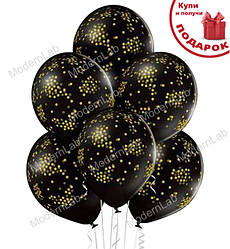 Повітряні кульки "Конфетті", Ø - 30 см., (5 шт.)