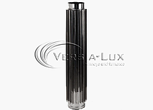 Труба-радіатор для димоходу 0,5 метра AISI Версія Люкс, фото 2