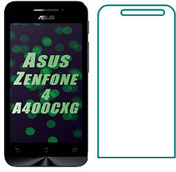 Захисне скло Asus ZenFone 4 A400CXG (Прозоре 2.5 D 9H) (Асус Зенфон 4)