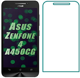 Захисне скло Asus ZenFone 4 A450CG (Прозоре 2.5 D 9H) (Асус Зенфон 4)