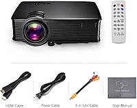 Мини-ЖК-видеопроектор VicTsing, мультимедийные кинопроекторы для домашнего кинотеатра с поддержкой HDMI 1080P