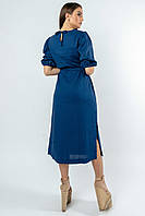 Елегантне лляне плаття міді Gioy (42–52р) в кольорах, фото 10