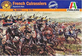 Французькі кирасиры, наполеонівські війни. Набір пластикових фігур в масштабі 1/72. ITALERI 6084, фото 2