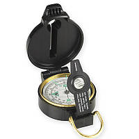 Линзовый компас со свистком NDUR Lensatic Compass w/Whistle 51540 Чорний