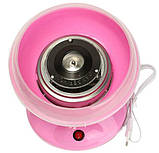 Апарат для солодкої вати Cotton Candy Maker, рожевий, фото 3