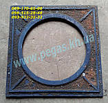 Плита чавунна під казан 530х530 мм барбекю, мангал, печі, фото 4