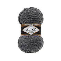 Пряжа Alize Lanagold , цвет 182 средне - серый меланж