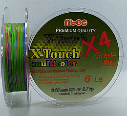 Шнур плетений NTEC X-Touch Multicolor