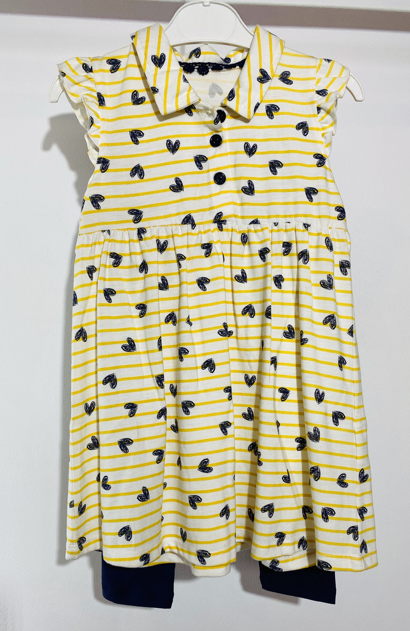 Костюм для дівчинки Matalan 201744 104 см Жовтий