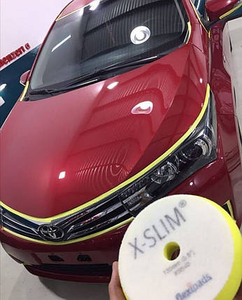 Полірувальний круг м'який - Flexipads X-SLIM 135 мм. жовтий (XS540), фото 2