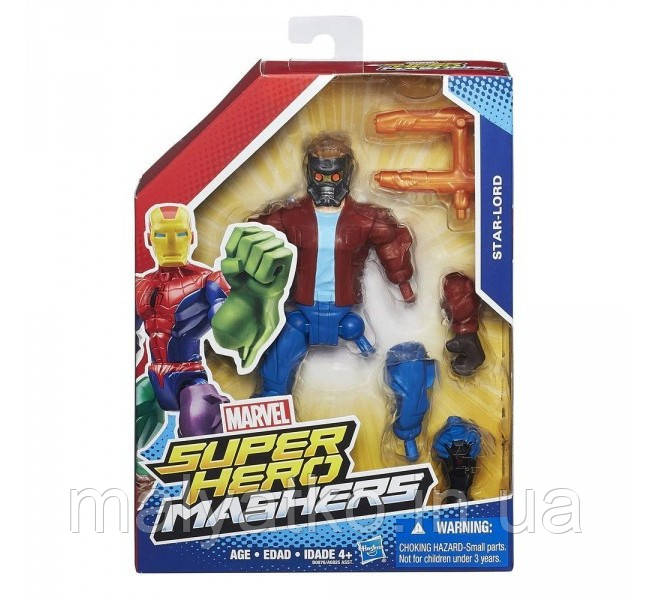 Фігурка Пітер Квилл Peter Quill Marvel Hero Mashers Hasbro B0876 A6825, фото 1