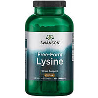 Swanson Premium Free-Form L-Lysine Лизин 500 мг 300 капс