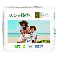 Органические подгузники трусики Eco by Naty Размер 4 (от 8 до 15 кг) 22 шт (ФР-00000022)