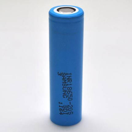 Акумулятор 18650 Li-Ion Samsung 2000mAh INR18650-20S 30A 4.2 V, фото 2
