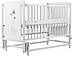 Ліжко Babyroom Ведмежатко M-02 маятник, відкидний бік бук білий, фото 4