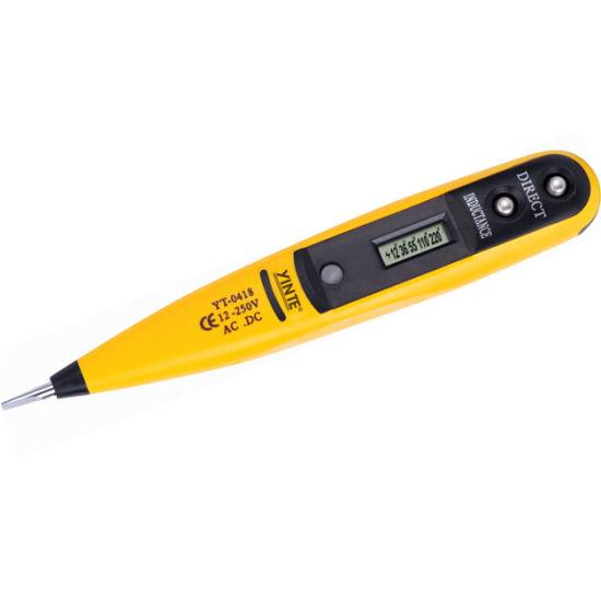 Електронна індикаторна викрутка YINTE YT-0418 (AC/DC 12-250В) з РК дисплеєм