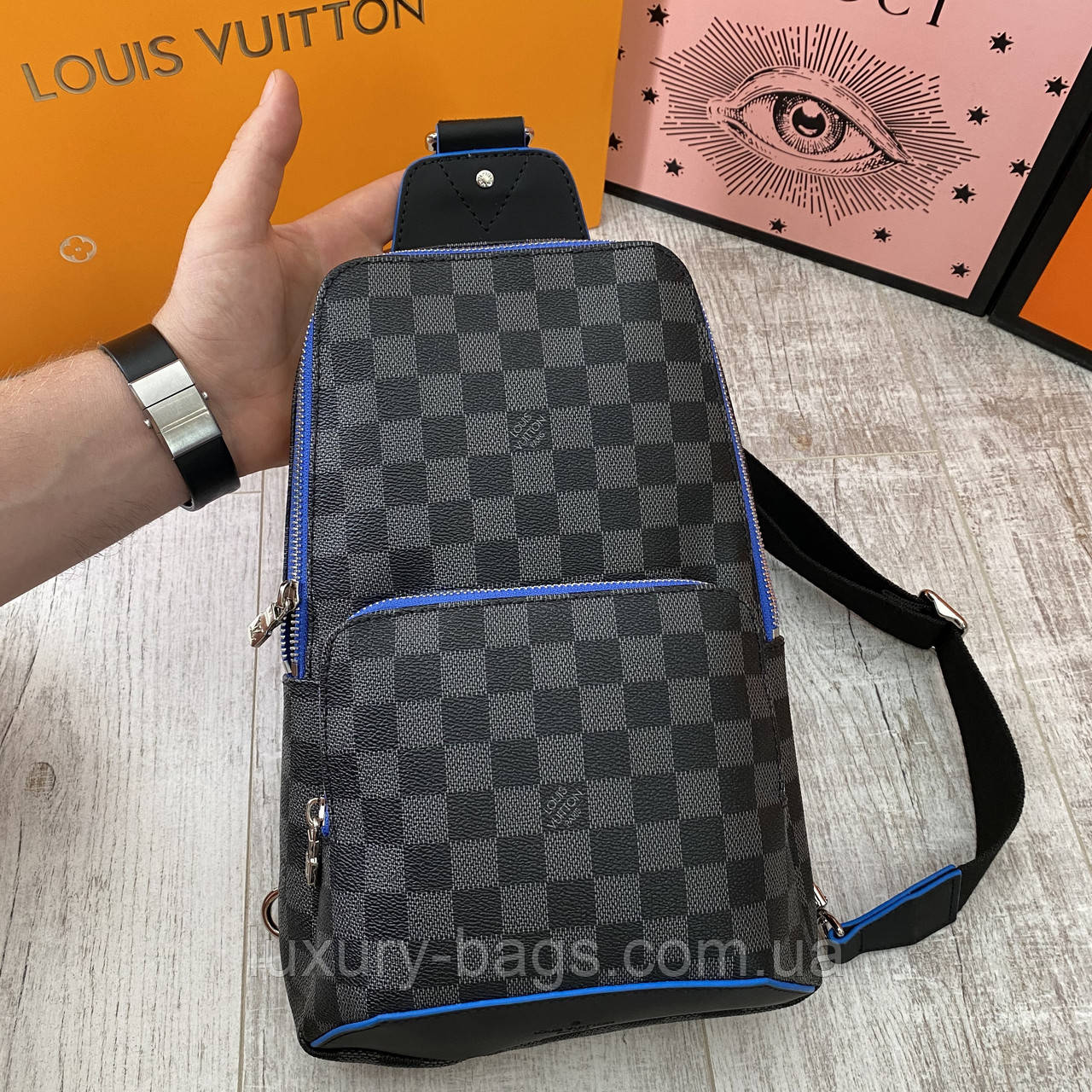 Чоловічий слінг Louis Vuitton Avenue Sling Луї Віттон