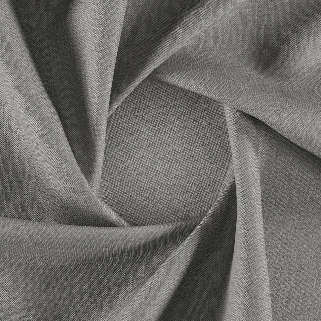 Тканина для перетяжки м'яких меблів шеніл Перфекто (Perfecto) сірого кольору