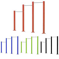 Турнік Потрійний. Розмір 3300х75х2250 мм. Колір на вибір