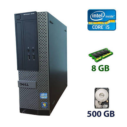 Dell 3010 USFF/Intel Core i5-3470 (4 ядра по 3.2 — 3.6 GHz) / 8 GB DDR3 / 500 GB HDD / DVD-RW, фото 1