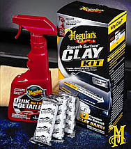 Максимальний набір для очищення кузова - Meguiar's Smooth Surface™ Clay Kit (G191700), фото 5