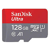 Оригінальна флеш карта SanDisk MicroSDXC 128GB (UHS-1) Ultra (Class 10) (card only)