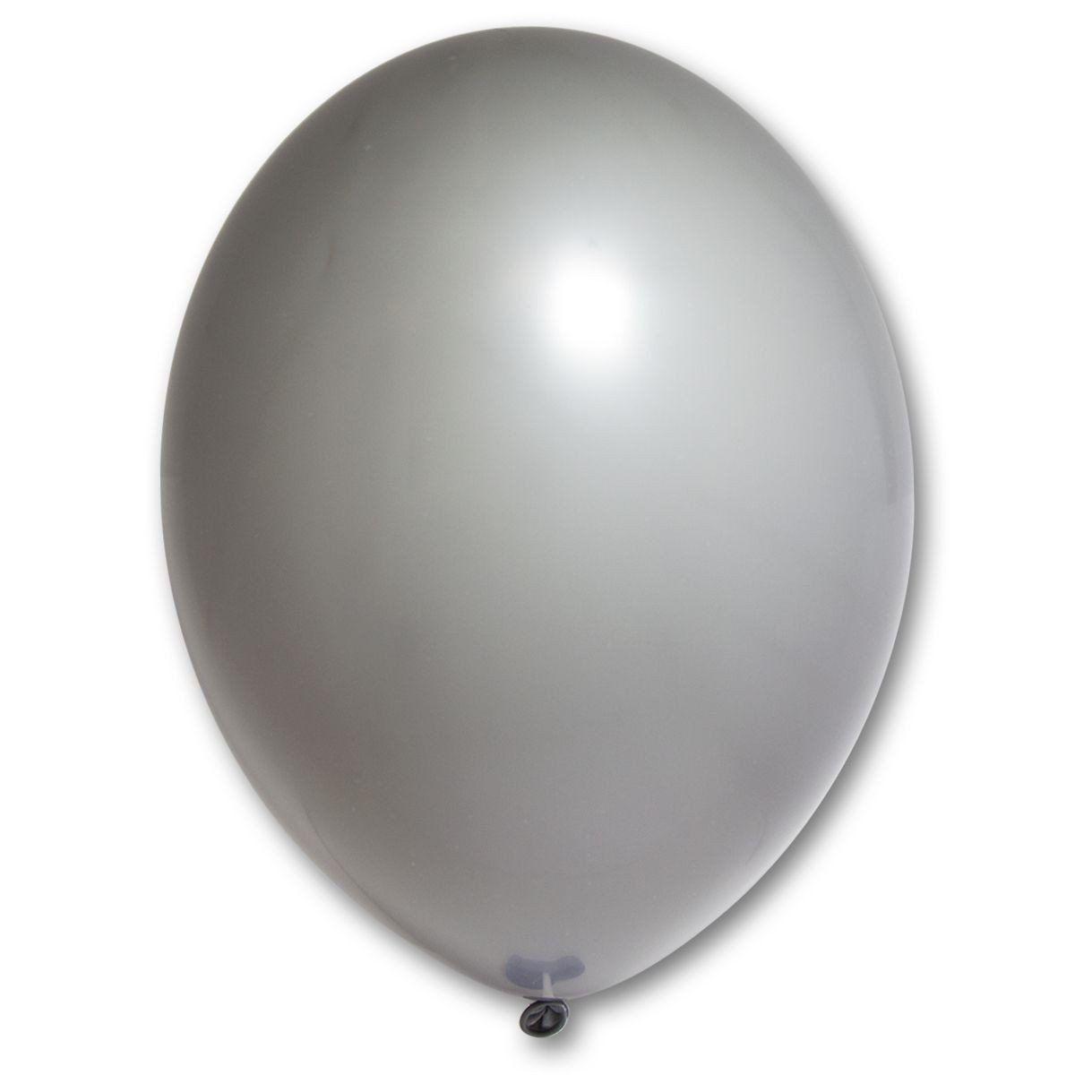 Латексна куля без малюнка BELBAL 85/151 пастель Сірий 10.5" 27 см